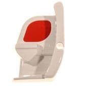 FIAMMA F45 TI LEFT HAND LEAD BAR END CAP - POLAR WHITE