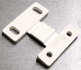 Fixed Window Brackets White/ Black (Pack of 5)