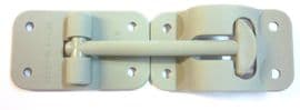Grey Door Retainer & Plate. Caravan/Motorhome