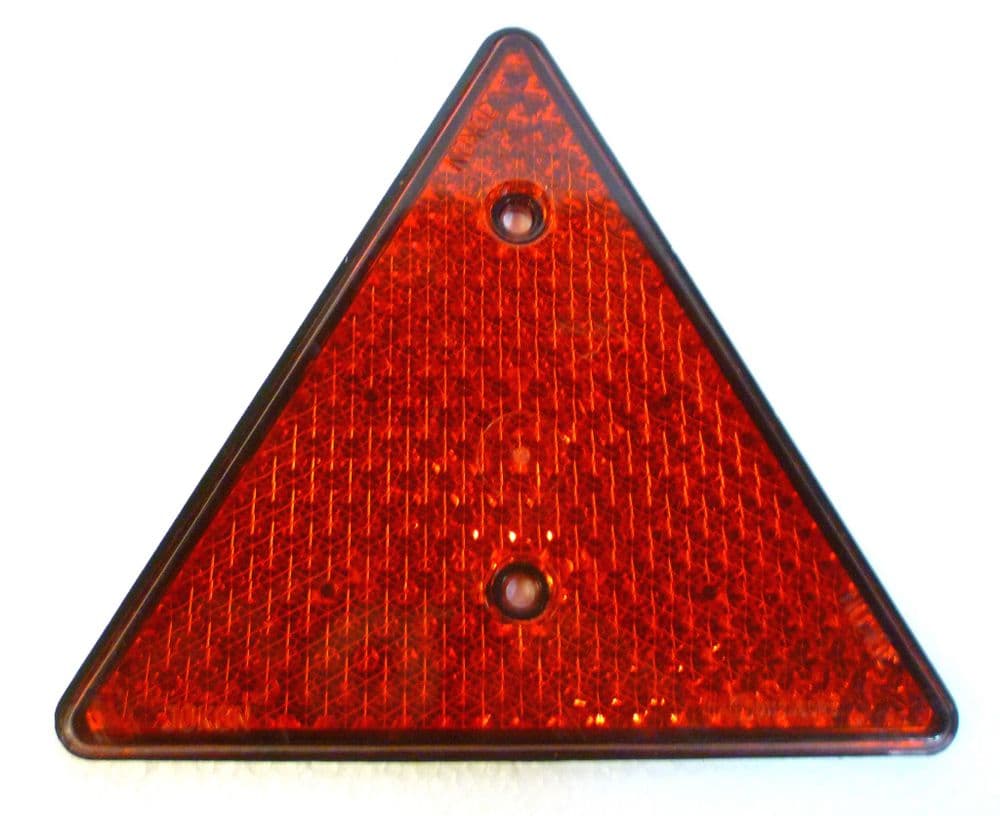 JOKON Red caravan trailer triangle x 2 reflector