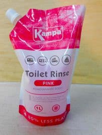 Kampa Eco-friendly Pink toilet rinse 1L sachet