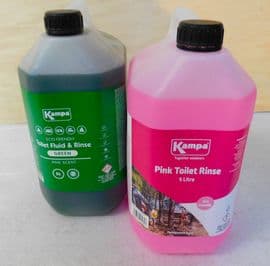 KAMPA toilet fluid & rinse PLUS Pink rinse 5L