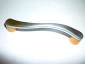 Kitchen cupboard  drawer metal and wood handle pk 6