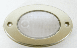 Lumo Oval Inset Light 12V Champagne PUSHLIGHT