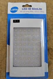 LUMO SLIMLITE LED 48 SWITCHED 4W MOTORHOME CARAVAN BOAT 12V IP64