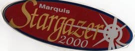Marquis Stargazer 2000 Raised Resin Oval Decal