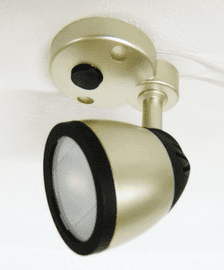 Mini Spotlight Black Bezel 12V 5W