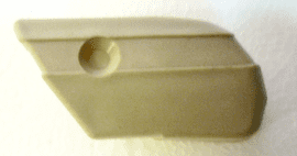 Motorhome camper aluminium rail Front gutter end caps  Pec 15