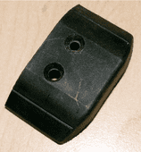 Motorhome camper aluminium rail Plastic End Cap 1 (Pack Of 2)