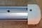 Motorhome camper aluminium rail Plastic end cap 3 (pair) White