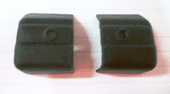 Motorhome camper aluminium rail Plastic End Cap (PAIR)