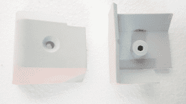 Motorhome camper aluminium rail plastic end cap  Pec12