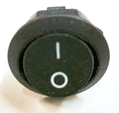 Motorhome camper boat van Round on off switch