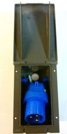 Motorhome camper caravan MPK Mains Outlet GREY