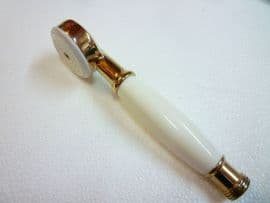 Motorhome camper caravanTraditional gold effect shower head