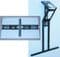 MOTORHOME CAMPERVAN Compact Folding Table Leg
