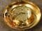 Motorhome caravan 12v Ceiling Light  Switched gold/brass  SECONDS