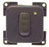 Motorhome caravan boat CBE Single switch Unipolar + LED Grey
