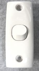 Motorhome caravan boat horsebox Clipsal electrics Single 12v switch WHITE