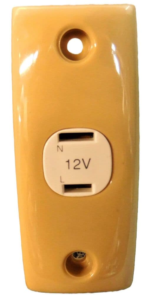 Motorhome caravan camper Clipsal 2 pin plug socket