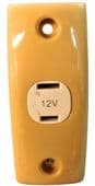 Motorhome caravan camper Clipsal 2 pin plug socket