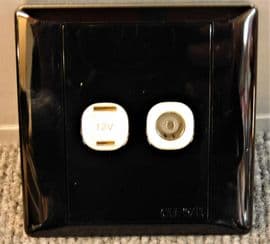 Motorhome caravan camper Clipsal co-axial cable tv antenna socket