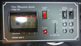 Motorhome caravan camper PMS3H Power Management System Black HORIZONTAL
