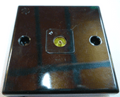 Motorhome caravan camper POL black co axial tv cable antenna