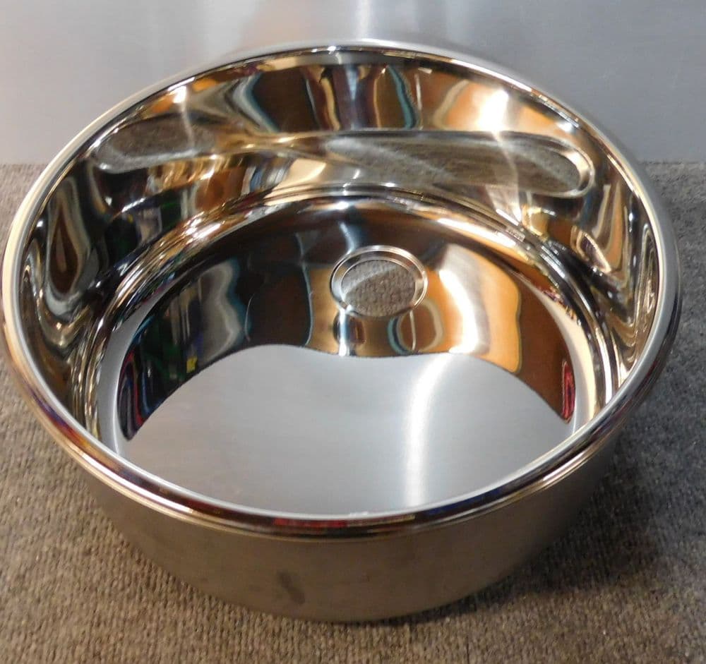 Motorhome caravan camper round kitchen sink