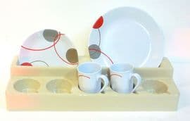 Motorhome caravan campervan lightweight Cup and Plate Holder