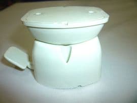 MOTORHOME CARAVAN DOOR RETAINER LEVER RELEASE CATCH WHITE SPRING LOADED W4