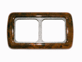 Motorhome caravan electrics CBE Double Frame (Walnut)