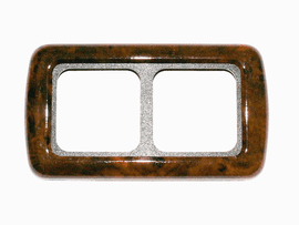 Motorhome caravan electrics CBE Double Frame (Walnut)