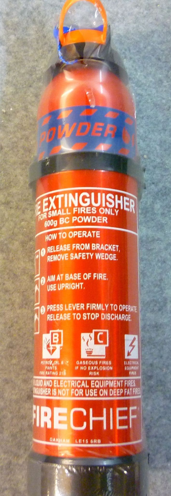 Motorhome caravan Fire Extinguisher POWDER