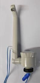 Motorhome caravan fold down tap single grey