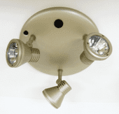 Motorhome caravan Lumo Triple Minispot ceiling light 12V