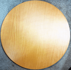 Motorhome caravan oak Table Top Round 600mm