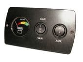 Motorhome Caravan Plug In System Control Panel 2 (Black)