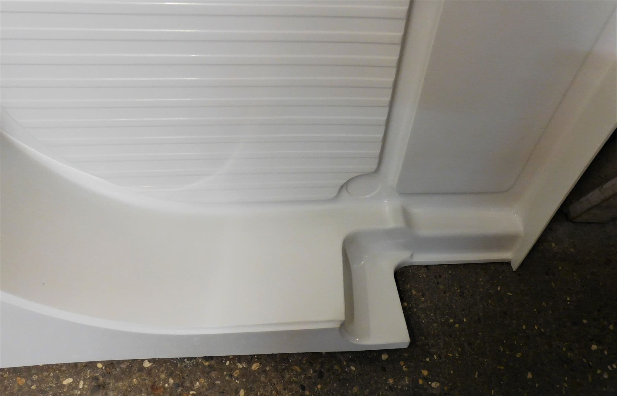 Motorhome caravan replacement fibreglass shower tray