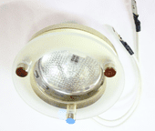 Motorhome caravan Satin Matt Gold Glass Disc Downlight 10W