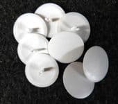 Motorhome/Caravan WHITE screw block covers pk 10