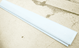 Motorhome caravan white Side Skirt