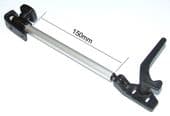 Motorhome caravan window Black Tube Stays 150mm Screw-on pair