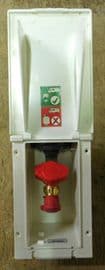 MPK Motorhome caravan camper Gas Barbeque Outlet / housing box CREAM