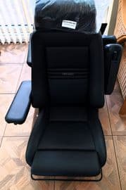 NEW GENUINE RECARO BLACK LEATHER SEATS