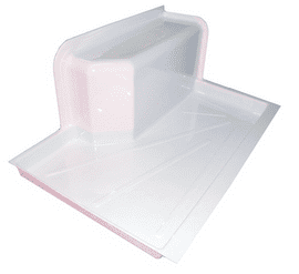O'Learys Motorhome camper Wheel Arch Shower Tray