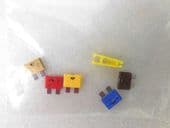 Pack of 5 assorted blade fuses