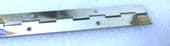 Piano hinge Chrome  50cm
