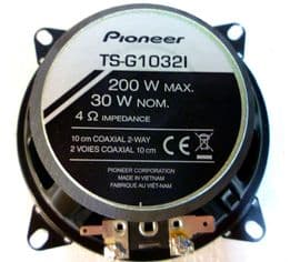 Pioneer TS-G10321 SPEAKERS