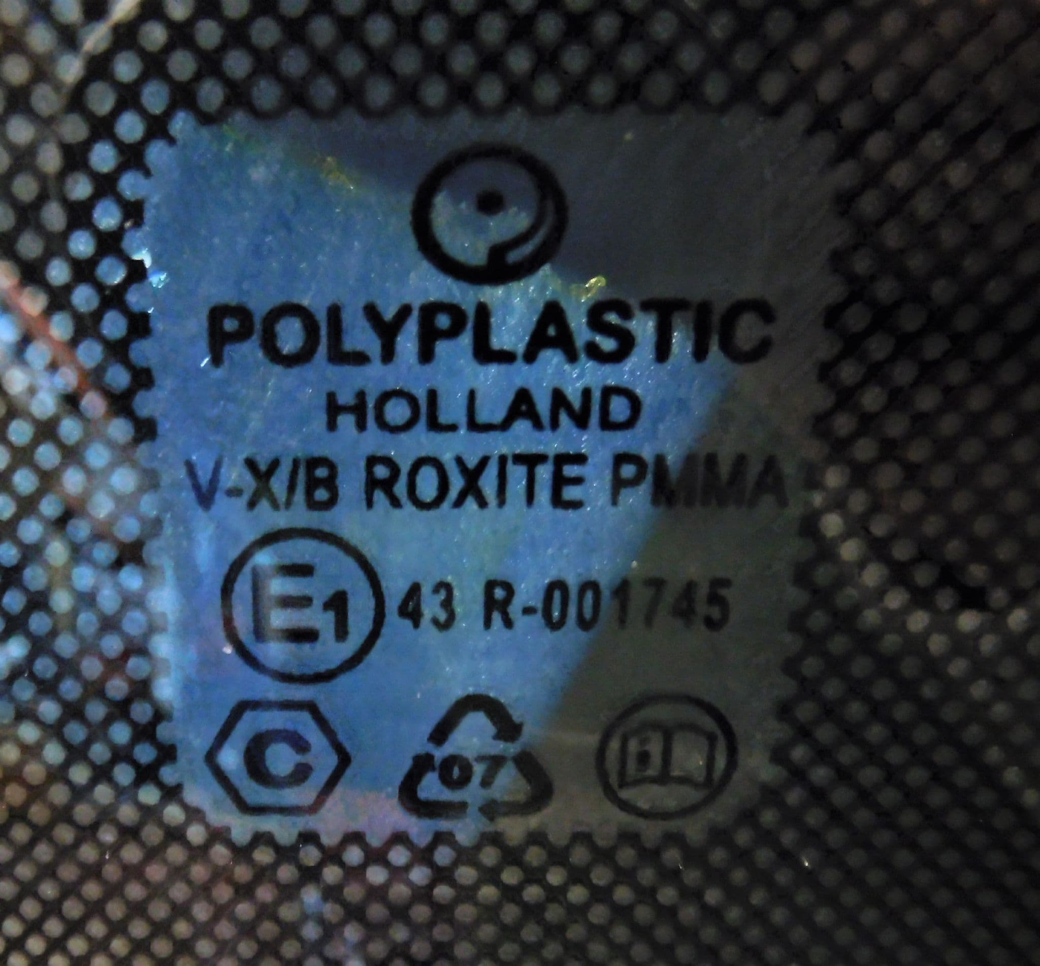 Polyplastic Luton window Swift motorhome R/H